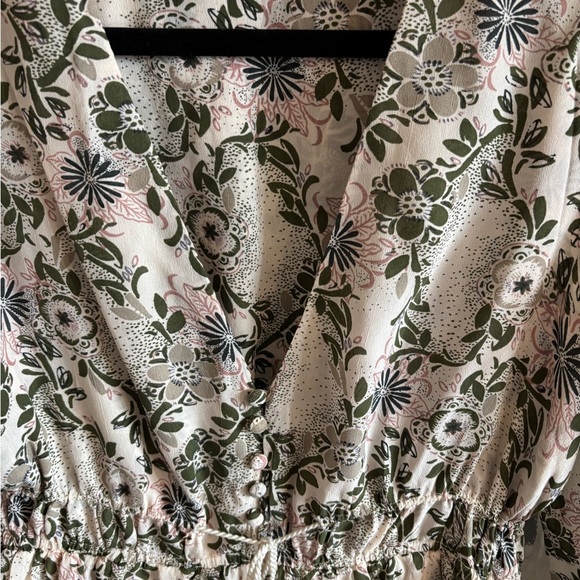 Free People Stealing Fire Women’s Floral Print Mini Dress Peasant Small Fairy - Picture 4 of 8